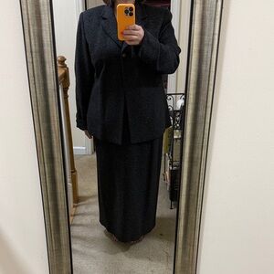 Vintage Talbots skirt suit sz 18W